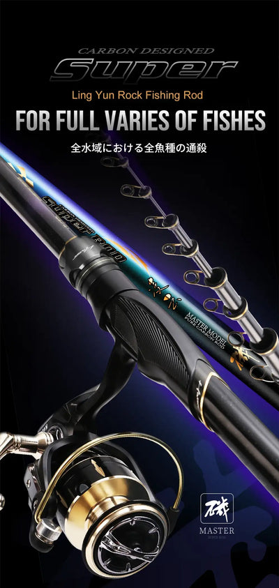 HISTAR Ling Yun Telescopic Fishing Rod | 3.6m–5.3m