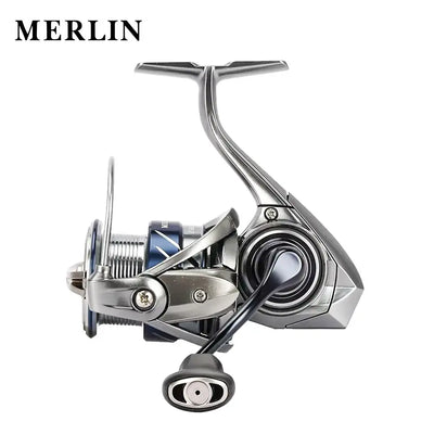Silver ultralight spinning reel with metal body, front bail, and star drag