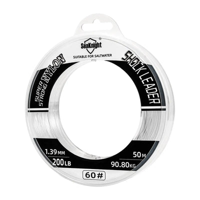 SeaKnight Shilkleader spool, 1.39 mm, 200 lb, 50 m, black-and-white blister