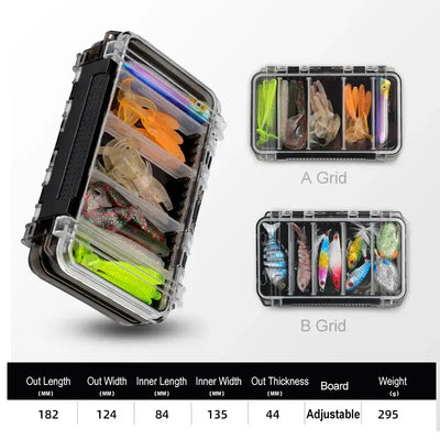 HISTAR Double-Sided Fishing Tackle Box