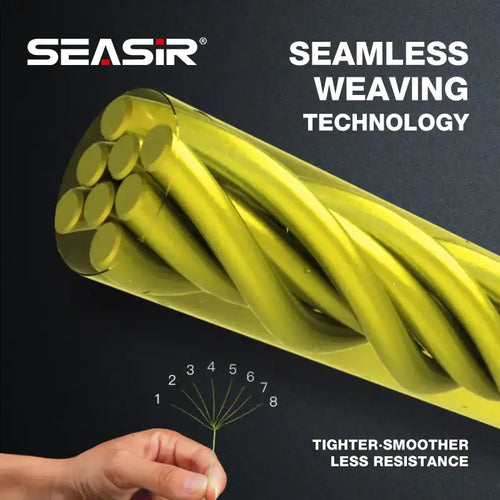 SEASIR Overcast X8 PE Fishing Line 8 Braided Multifilament Japan Quality 100M-300M 15-50LB  Main Line For Big Fish Power Line -  - Cast N Go