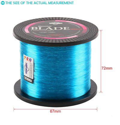SeaKnight BLADE Nylon Monofilament Line – Japan Material | 1000m | 6–35lb | Black White Blue