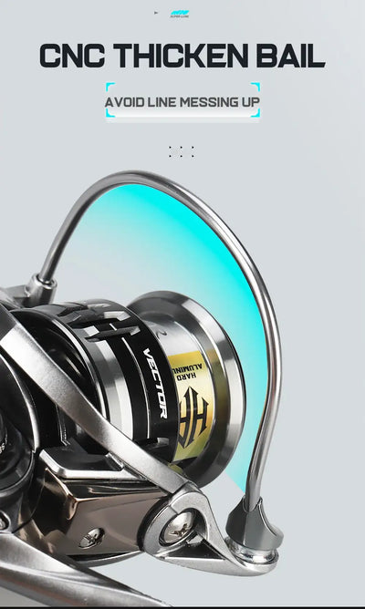 HISTAR Vector Shallow-Spool Spinning Fishing Reel
