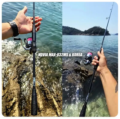 Purelure NDVIA MAX Ajing & Eging Rod – Tubular Tip | Spinning & Casting | 6'0" to 8'6"
