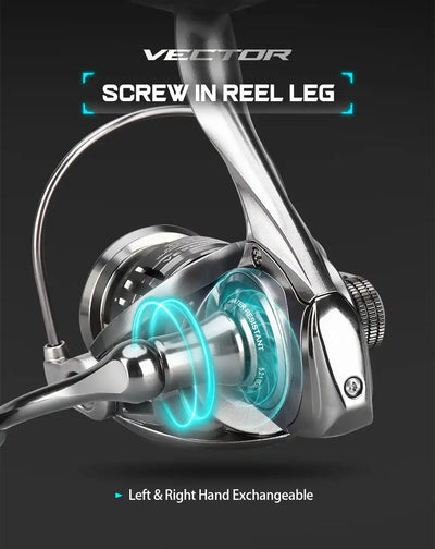 HISTAR Vector Shallow-Spool Spinning Fishing Reel