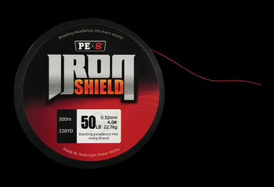 SeaKnight Brand IRON SHIELD Series Never Faded X8 PE Line 300M 150M Double-Layered Coating Multifilament PE Line 17-50LB -  - Cast N Go