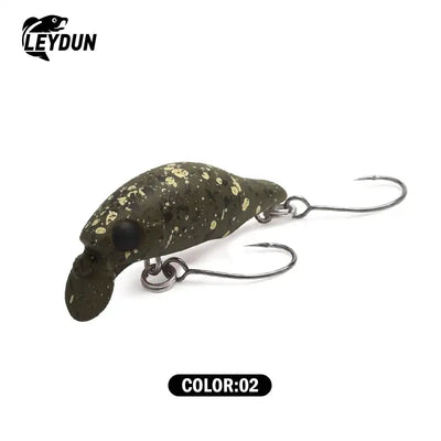 Leydun Puppet Surface Minnow Fishing Lures 30mm 1.5g Floating Shallow Diving Crankbait Fishing Artificial Swimbaits Tackles -  - Cast N Go