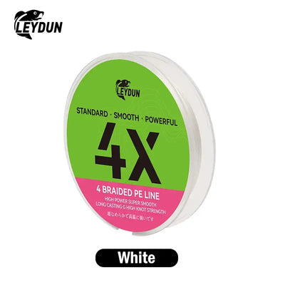 LEYDUN Thinner Fishing Lines 4 Strands Braided Multifilament PE 100m 150m Smooth Anti-Bite Woven Thread Accessories Fishing Wire -  - Cast N Go