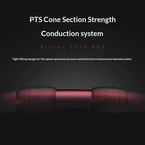 Fishing rod connector section with tight-fitting design for sensitive force transfer
