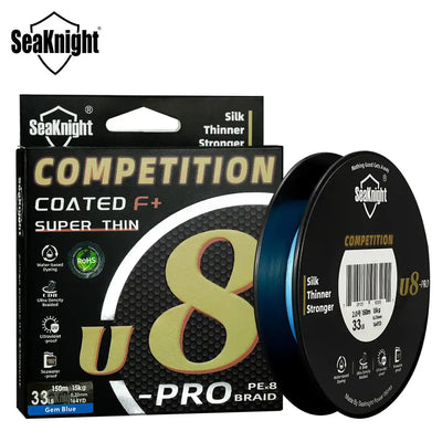 SeaKnight Super Smooth U8 Pro Competitions Fishing Line 150M Seawater-proof UV-proof Si+Coating 8 Weaves Long-Distance PE Line -  - Cast N Go