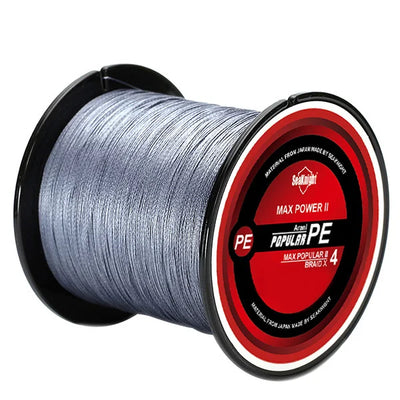 SeaKnight 4-Strand PE Braid – Japan Fibre | Surface Coated | 8–80lb | 300m 500m 1000m | 8 Colours