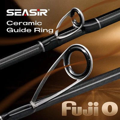 SEASIR Salminus XF Travel Lure Rod – 40T Carbon | FUJI O Guides | 4-Piece | 50cm Packed | Spinning & Casting | L to MH