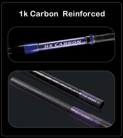 Purelure Zana Premium Lure Rod – Fuji Alconite & SiC | Spinning & Casting | L to H | 6'5" to 7'0"