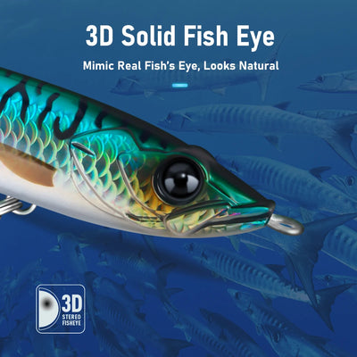 Kingdom GT Picaduo Sinking Pencil – Through Wire | 49g 69g 75g 90g | GT Kingfish Tuna