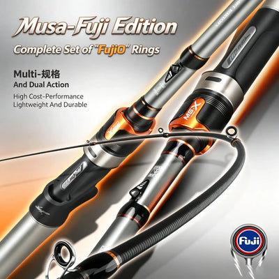 HISTAR MS-X Fuji Spinning & Casting Fishing Rod | 1.68–2.4m