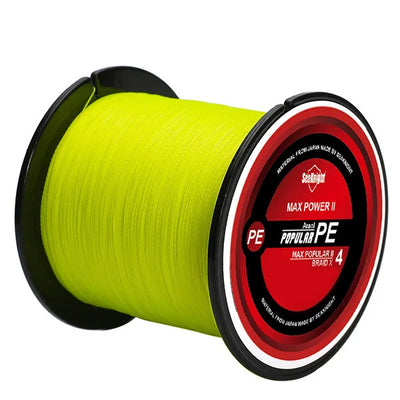 SeaKnight 4-Strand PE Braid – Japan Fibre | Surface Coated | 8–80lb | 300m 500m 1000m | 8 Colours