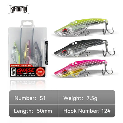 Kingdom 4008 Metal VIB Fishing Lure | 7.5g 11g 15g 19g