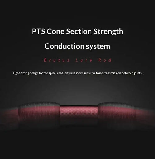 Fishing rod joint area with cone section strength detail