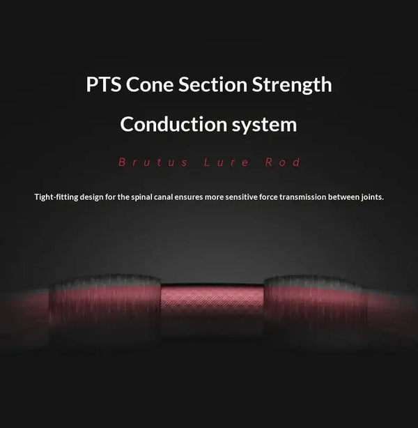 Fishing rod joint area with cone section strength detail