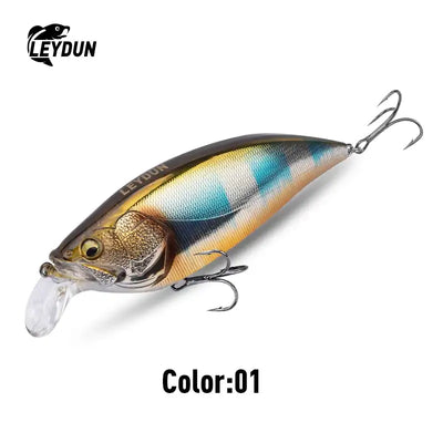 LEYDUN Fishing Lures Minnow 126mm 110mm Floating Good Action Hard Baits High Quality Crankbaits Wobblers For Bass Pike -  - Cast N Go