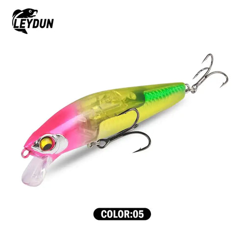 LEYDUN Sinking Sea Bass Fishing Lures Baits 95mm 21g Minnow Lures with Flash Blade Hard lure Good Action Wobblers Tackle Pike -  - Cast N Go