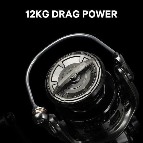 Spinning reel front drag dial with circular drag adjustment