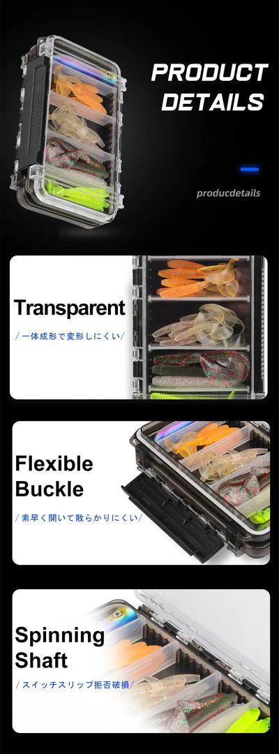 HISTAR Double-Sided Fishing Tackle Box