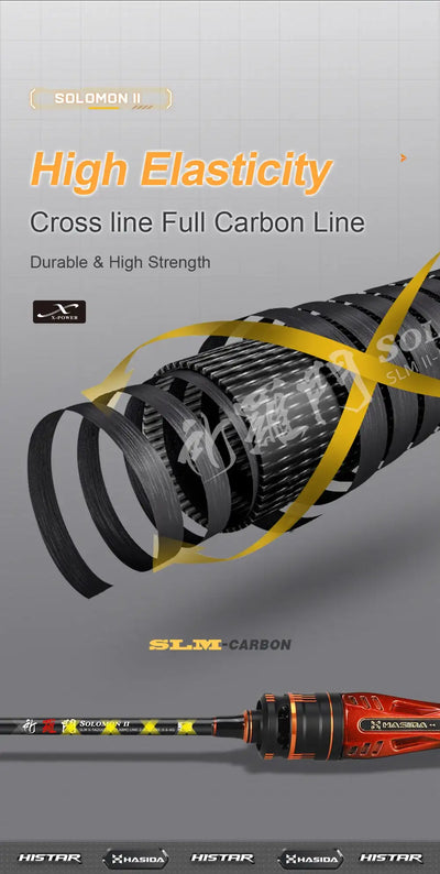 HISTAR Solomon II Carbon Fishing Rod | Spinning & Casting