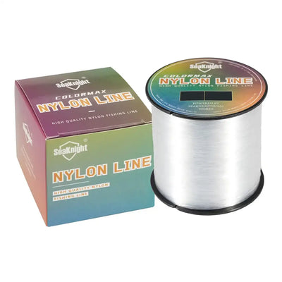 SeaKnight Colormax nylon fishing line spool and box, white monofilament, 500m