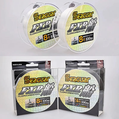 SEAGUAR FXR BOAT Fluorocarbon Mainline – 100% Fluoro | #2–#20 | 100m | Boat Fishing