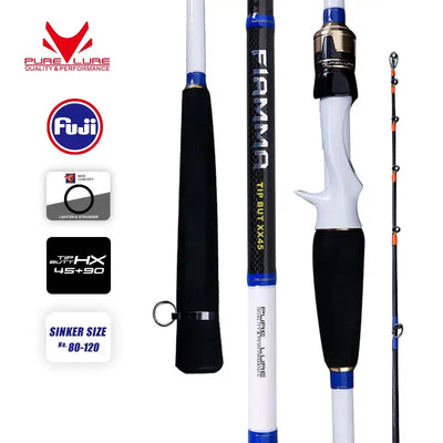 Purelure Sea Offshore Boat Rod – Fuji Guides | 30–120号 Sinker | 7ft 8ft 9ft | Bottom Fishing