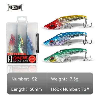 Kingdom 4008 Metal VIB Fishing Lure | 7.5g 11g 15g 19g