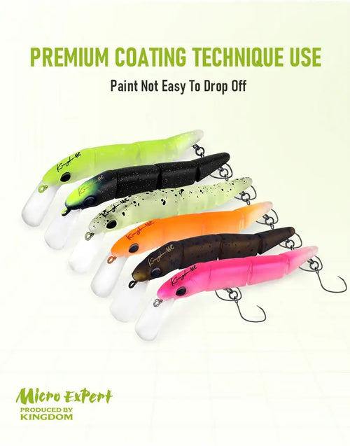 Crankbait minnow lure set in multiple colors, each with a single hook