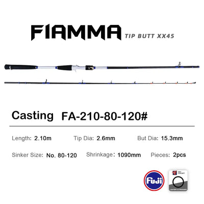 Purelure Sea Offshore Boat Rod – Fuji Guides | 30–120号 Sinker | 7ft 8ft 9ft | Bottom Fishing