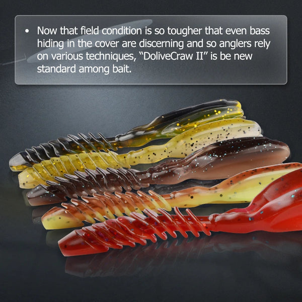 Mixed-color silicone worm lures with speckled bodies and ribbed legs