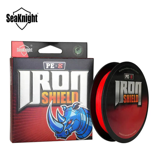 SeaKnight Brand IRON SHIELD Series Never Faded X8 PE Line 300M 150M Double-Layered Coating Multifilament PE Line 17-50LB -  - Cast N Go
