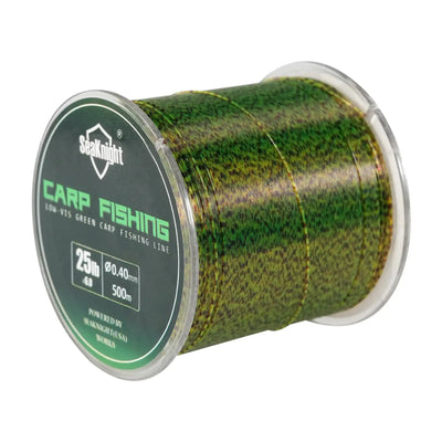 SeaKnight green speckled nylon fishing line spool, 25 lb, 0.40 mm, 500 m