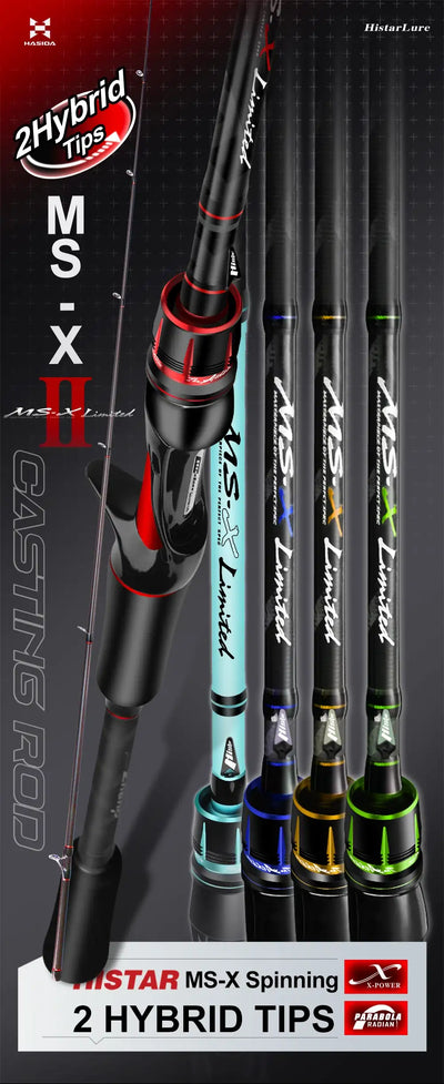 HISTAR MS-XII Two-Tip Carbon Fishing Rod