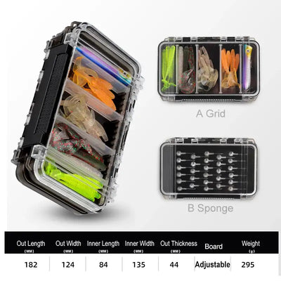 HISTAR Double-Sided Fishing Tackle Box