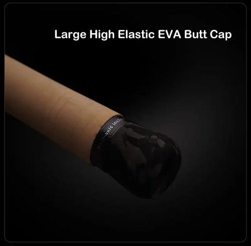 Fishing rod EVA butt cap with camouflage-style printed grip