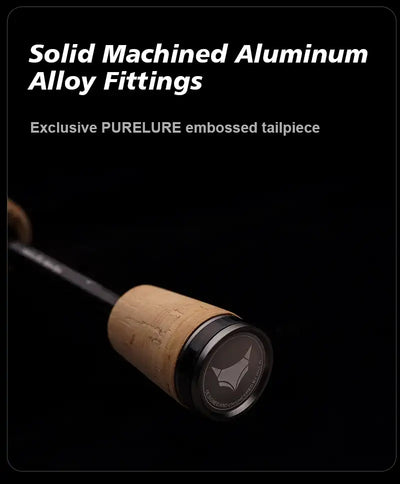 Purelure Titanium-T XUL BFS Lure Rod – TC4 Titanium Tip | Fuji Guides | 5'3" to 7'2" | Trout Bass