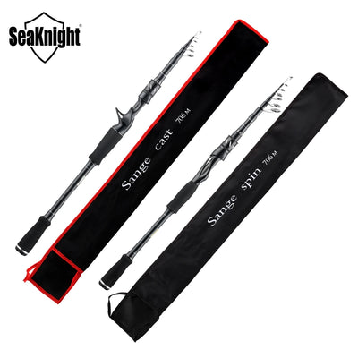 SeaKnight SANGE II Telescopic Travel Rod – Carbon | Fast Action | 7–30g | 2.1m & 2.4m | Spinning & Casting
