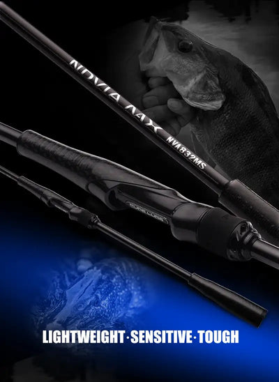 Purelure NDVIA MAX Ajing & Eging Rod – Tubular Tip | Spinning & Casting | 6'0" to 8'6"