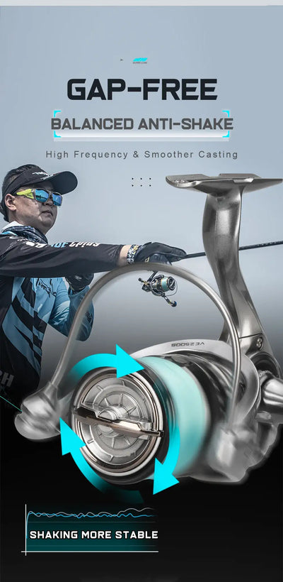 HISTAR Vector Shallow-Spool Spinning Fishing Reel