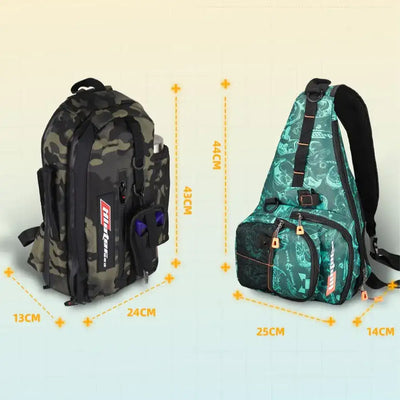 HISTAR Crossbody Fishing Tackle Bag