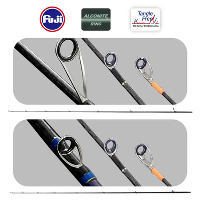 Purelure Zana Premium Lure Rod – Fuji Alconite & SiC | Spinning & Casting | L to H | 6'5" to 7'0"