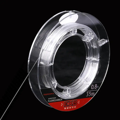 Tsurinoya EX8 fluorocarbon fishing line spool roll with 0.8 label