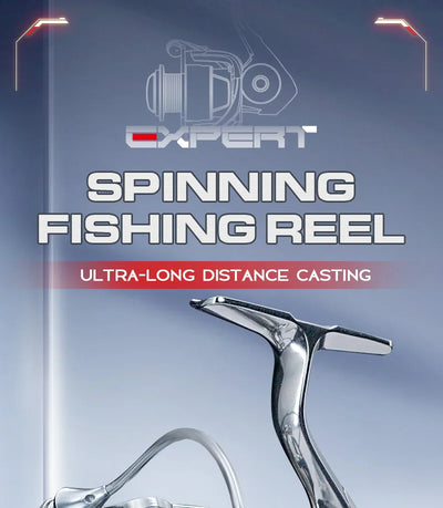 SEASIR Expert Spinning Reel – Ultra-Long Cast Shallow Spool | IPX6 | One-Piece Metal Handle | 10+1BB | 1500S–4000S
