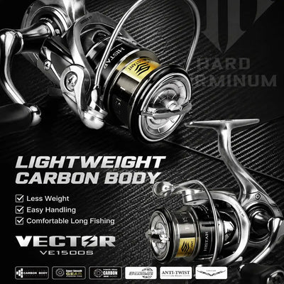 HISTAR Vector Shallow-Spool Spinning Fishing Reel