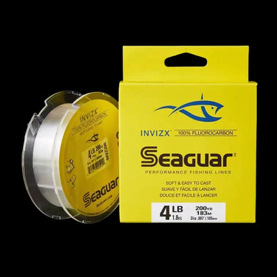 Seaguar InvizX Fluorocarbon Main Line 183m – 4lb to 25lb | Spinning & Baitcast | Made in Japan